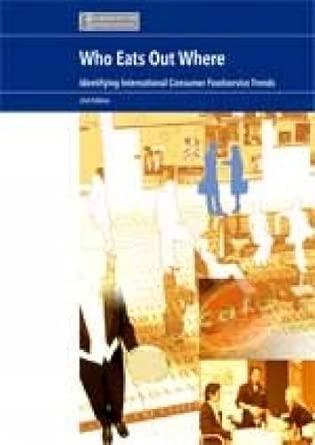 Who Eats Out Where 2nd Edition book cover