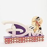 Jim Shore Disney 101 Dalmatians Cruella de Vil Diva Word Plaque Figurine