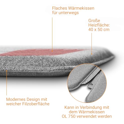 Sitzheizung Medisana OL 750 Heizkissen mit Wärmefunktion und Temperaturstufen