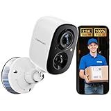 2.5K Wireless Magnetic Home Security Cameras Outdoor WiFi, Non-Subscription AI Person Detection, 4MP Color Night Vision, Full Duplex 2-Way Audio, IP66 Waterproof Battery Powered
