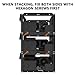 E02 DIY Computer Case PC Frame Desktop Chassis Stackable Open Air Test Bench Chassis Fits ATX MacroATX E-ATX X79 X99 Motherboard (Stackable)