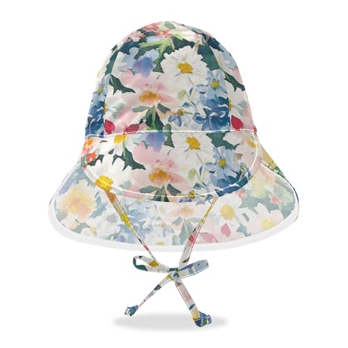 Toddler Baby Beach Hats Toddler Boy Hats Girls Sun Protection Large Brim Traveling Swim Hat