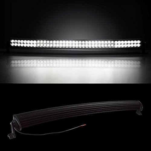 Auxtings 42 Inch Curved 240W Led Work Light Bar Flood Spot Combo With Wiring Harness Kit Offroad Suv Ute Atv Truck Driving Fog Light,10V-30V #TOP6