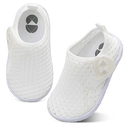 Toddler Water Shoes For Girls Boys Kids Infants Barefoot Swim Beach Aqua Shoes Breathable Quick Dry For Outdoor Water Sports Pool River 3.5-4 Infant #TOP19