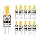 Produktbild Azanaz LED G4 Lampen, 6W G4 LED Dimmbare Birnen, Natürliches 4500K Ersatz für 30-50W Halogenlampen, 360° Lichtwinkel, kein Flackern, 12V-24V AC/DC 10erPack (Natürliches Licht)