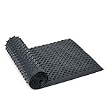 Garronda Noppenfolie HDPE mit hoher Druckfestigkeit – Mauerschutz und Bauwerksabdichtung – Drainagebahn für Keller, Grundmauern, Hochbeet – Feuchtigkeitssperre, Wurzelschutz 0,5 m x 2,5 m GD-0160