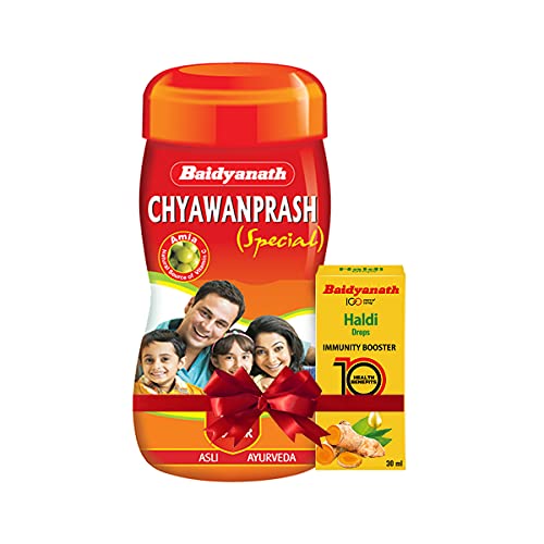 Baidyanath Chyawanprash Special – 1kg – For All Round Protection (Free Haldi Drops 30ml Worth Rs. 195)