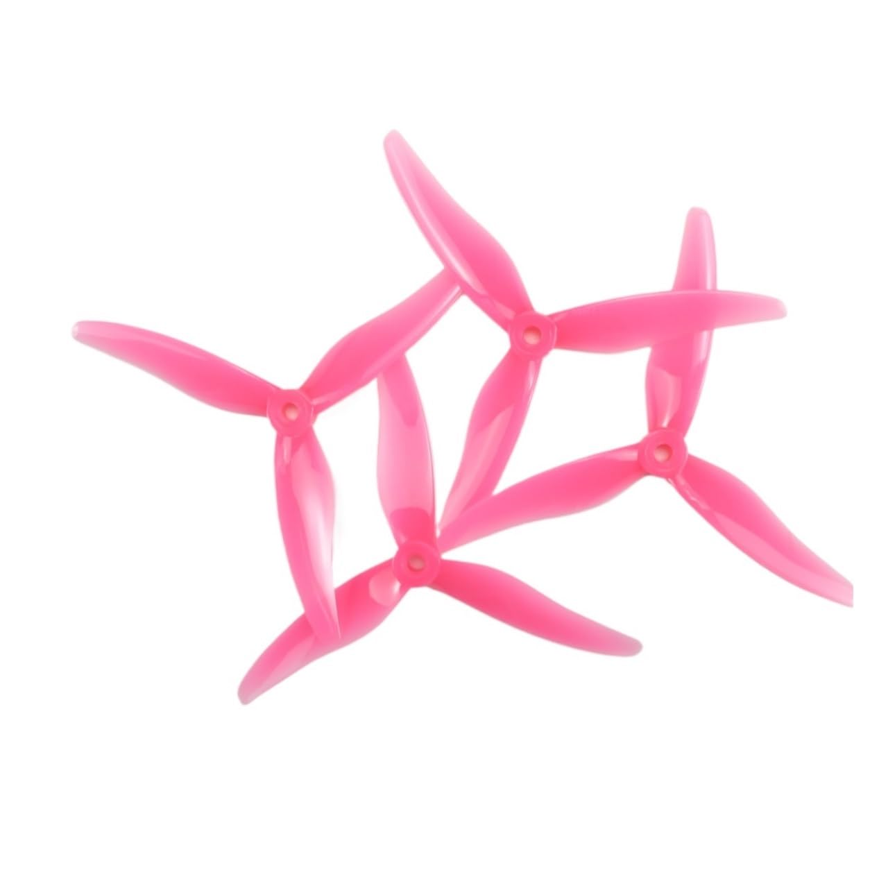 Hélice drone FPV Hurricane 51477 tripale rose pour quadricoptère de course POPO - 2
