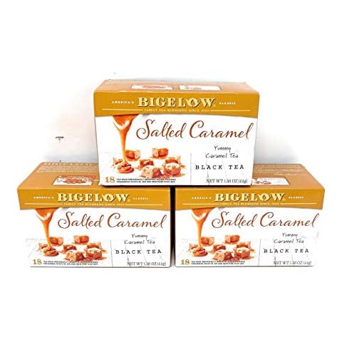 Bigelow Salted Caramel Black Tea 1.56 oz. 18 bags (pack of 3) Cover