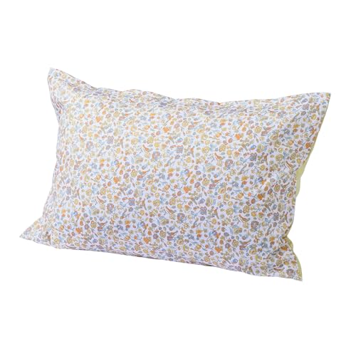 nishikawa【西川】 枕カバー 65X45cm 洗える 枕がズレにくくなる加? ファスナータイプ 花柄 カバーリングスタジオ CT4004MU ベージュ PJ04109026