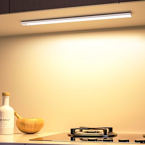 Ylatoial Lampe Placard, Eclairage LED Rechargeable USB Interieur Placard, Sans Fil, Magnétique, Dimmable Lampe Led Detecteur Mouvement, Lumière Led pour...