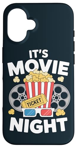 Family Movie Night Cinema Film Watch Party Case for iPhone 16