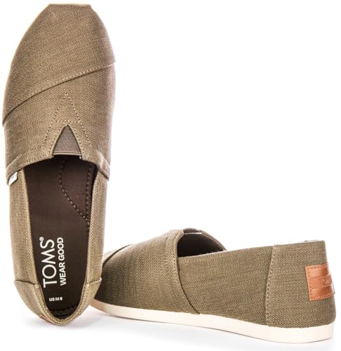 Image of TOMS Men's Alpargata Classic Slip-on Espadrille, Textile /Synthetic Upper