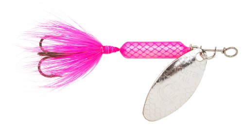 Yakima Bait Wordens 212-PK Rooster Tail in-Line Spinner, 2 3/4", 1/4 oz, Treble