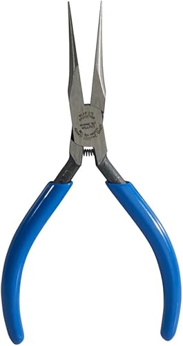 Miniatura 2 de Klein Tools Alicates Linemans D335-512C, cortadores laterales de punta de aguja, con resorte, 5 pulgadas, extra delgados