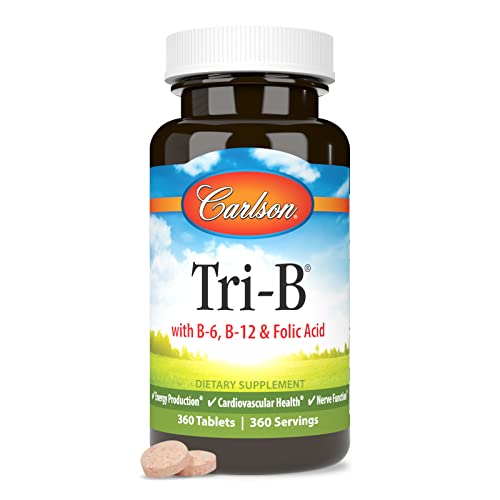 Carlson Tri-B Vitamin B Complex Supplement #TOP10