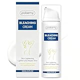 Pobemy Skin Bleaching Cream, Dark Spot Remover for Face, Intimate Areas & Body, Vitamin C Lightening for Underarms, Knees, Elbows, Inner Thighs, Bikini Line – Sensitive Skin Lightening Cream- 3.4FL OZ
