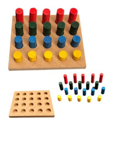 BRINQUEDO EDUCATIVO PINOS COLORIDO
