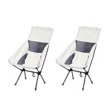 TAIHOM ELECTRIC Lightweight High Back Folding Camping Chair, Black Outdoor Camping Chair, Portable B
