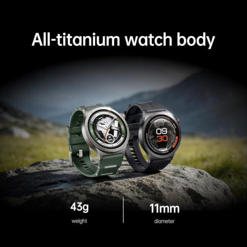 Image of OnePlus Watch 4, LTPO OLED, 43g Titanium 16-Day Battery, 100+ Sports, Black