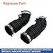 Engine Air Intake Hose Tube With Clamps(Left and Right Side).Replaces Part #16576-JK20A 16576-JK20B 16576-JK21A 16576-JK21B.Compatible with Infiniti EX35 2008-2012 G35 2007-2008 3.5L V6