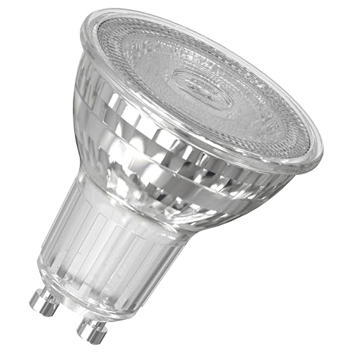 Osram Réflecteur LED Spot Star PAR16, 4 000 K blanc neutre, 6,1 W, GU10, 36°, 575 lm, transparent, pour éclairage ponctuel, magasins, restaurants, 15 000 h