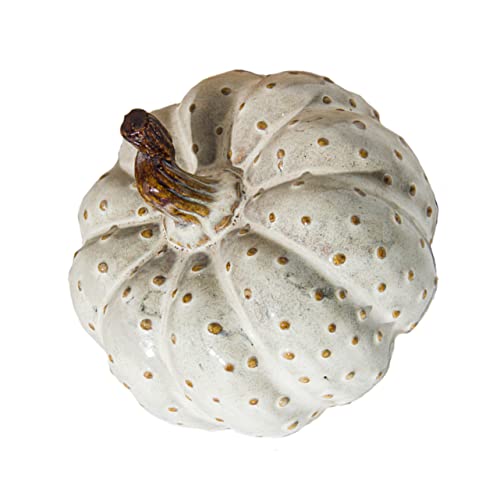 Yardenfun 1 Pc Adornos de Calabaza de cerámica decoración de Mesa Calabaza de simulación Ornamento decoración Vegetal Accesorios realistas de Calabaza Decoración de Calabaza