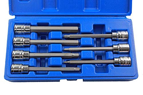 US Pro B1123 Coffret de 7 douilles à embouts hexagonaux pour clé Allen 3-10 mm