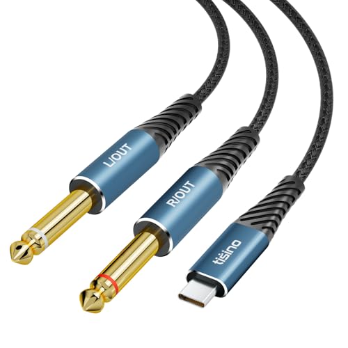 Caratteristiche principali: collega la spina TS a un dispositivo USB-C e collega dispositivi audio portatili come smartphone, tablet e laptop USB-C a sistemi di altoparlanti, schede audio, sistemi audio PA, mixer, amplificatori e altro ancora. Questo cavo offre una qualità audio eccezionale, rendendolo perfetto per godere di effetti audio immersivi e dal vivo sul tuo sistema Hi-Fi domestico
