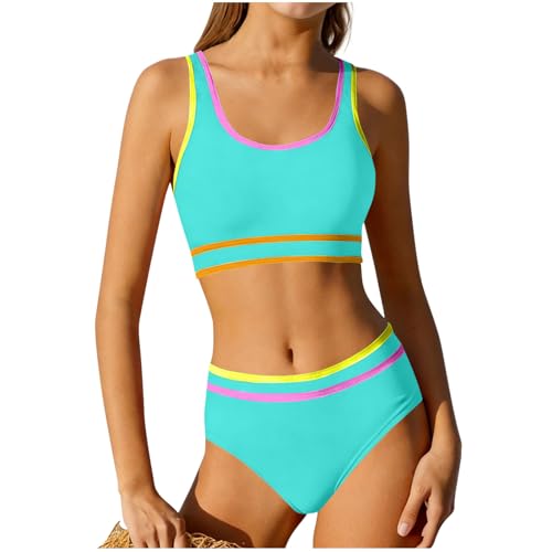 Swim Suits for Teens Girls Girls Bathing Suit High Waisted Swimsuit Summer Fashion Swimming Adjustable Straps Swimwear 2 Piece Sets for Teens