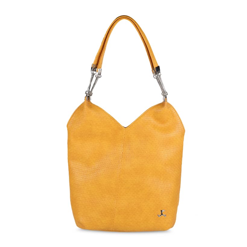 Metro Women Yellow Chic Textured Tote Bag (66-256) (B0D9TCMMQ4) Amazon Price History, Amazon Price Tracker
