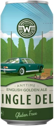 Westbrooks Brewery Gluten-Free English Golden Ale, Low-Carb, Zero Sugar, Craft Beer– Refreshing, Smooth Flavor, Ideal for Gluten-Free & Low-Carb Diets (12x440ml)