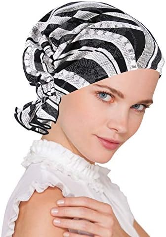 Turban Plus The Abbey Cap in Poly Knit Chemo Caps Cancer Hats for Women
