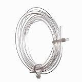 Transparent PVC Tubing for Hearing Aid Earmolds & IEMs, 1.8mm x 4mm (ID x OD), 2-Meter DIY Tube for Earmolds DIY IEM Earphones