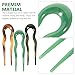 Healvian 3Pcs U Shaped Hairpins Hair Forks French Pin Hairpins for Buns for Women, Color 1