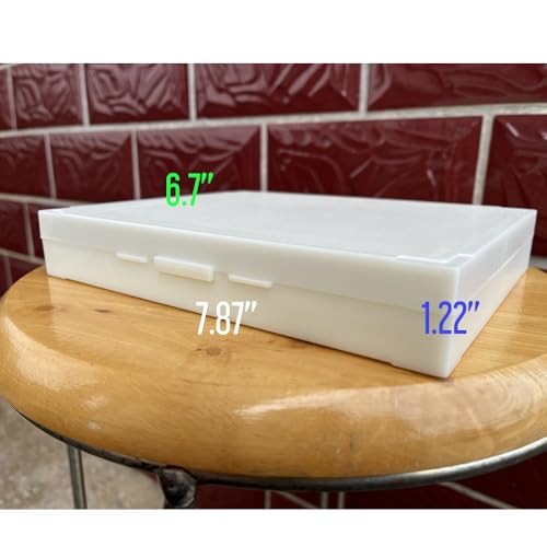 Microscope Slide Box,Plastic Microscope Slide Case Storage Holder (Hold 100 Slides) - Thumbnail 2