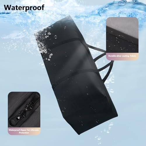 Waterproof Patio Cushion Storage Bag - 68x20x30 Inch Heavy Duty Oxford Outdoor Cushion Storage Bag, Dustproof & UV Protection for Garden Use, with Upgraded Fabric & Reinforced Zipper, 2 Pack by NCEDNㅤ - Image 6