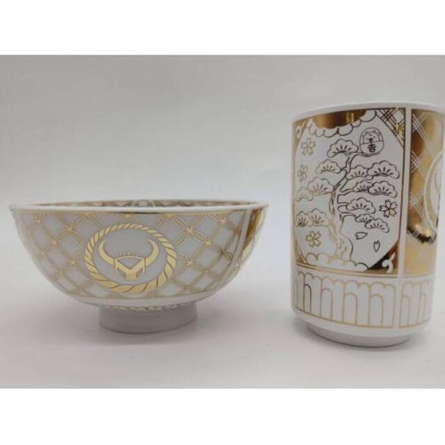 吉野家丼金 Amazon.co.jp: 吉野家 金 丼ぶり 湯呑み セット 金塗り : ホーム