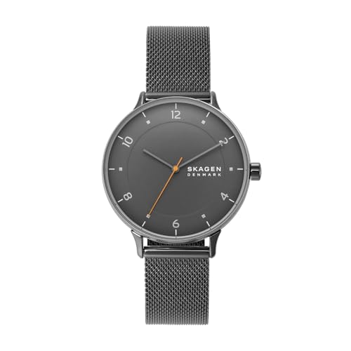Skagen Herrenuhr Riis 3-Zeiger-Werk Edelstahl anthrazit, SKW6884