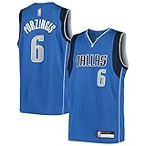 Kristaps Porzingis Dallas Mavericks #66 Youth 8-20 Blue Icon Edition Swingman Jersey (18-20)