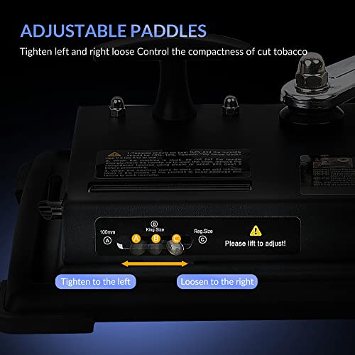 LUCYCAZ Cigarette Rolling Machine - Tobacco Rolling Machine, Cigarette Roller for Tobacco to Rolling Your Own Cigarettes (King, 100mm, Regular Size) - Image 4