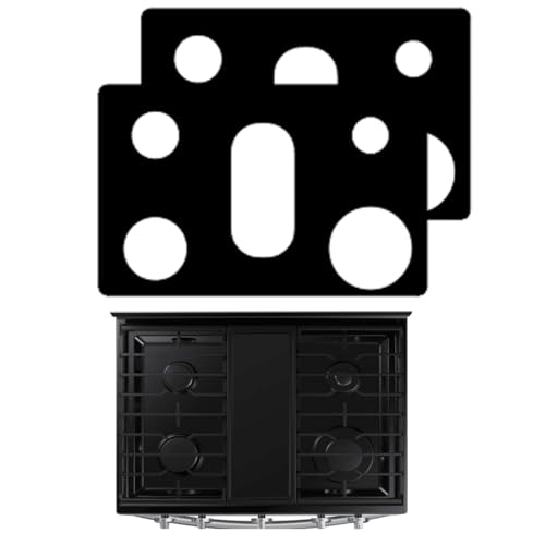 2 PCS Stove Protector For 30inch SamSung Stovetop Gas Range Cooktop Liner NX60A6111 NX60A6311 NX60A6511 NX60A6611 NX60A6711 NX60A6751