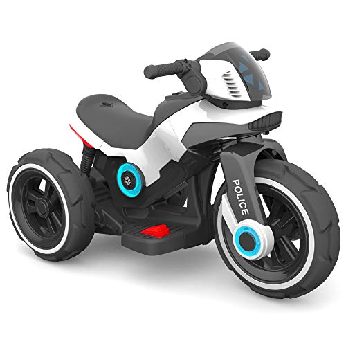 Baby-pur Elektrisches Kinderfahrzeug Kinder Motorrad Trike Elektrofahrzeug mit Licht und Sound - 4