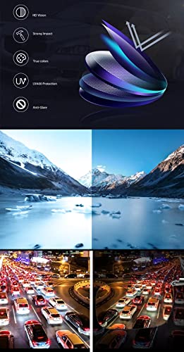 Image of Polarized Clip Sunglasses for Prescription Eyeglasses-Clip on Sunglasses
