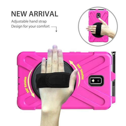 Housse tablette Samsung Tab Active 2 pour usage nomade rose