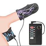 BDSM Einstellbarer Elektro Shock Penisring Vollumschließend Hodenring für Penisvergrößerung Prostata Massage SM Stromschlag Anregung Cockring für Männer Frauen Reizstromgerät Set 2 Keuschheitsringen
