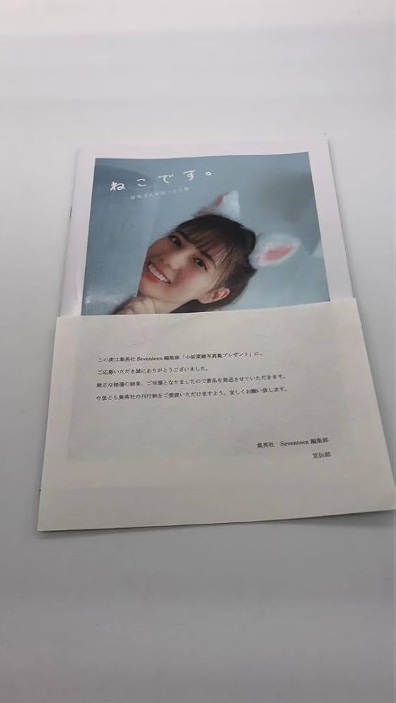 小坂菜緒 アザーカット写真集 チェキ