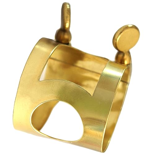 BESPORTBLE 1Pc Alto Saxophone Flute Head Cards Durable Embossed Clip for Beginners Elegant Design for Improved Sound Performance for Artists and Musicians