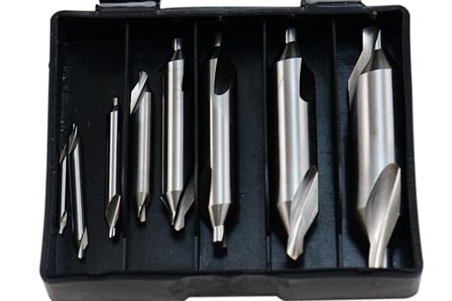 Shars #1-8 60 Degree HSS Center Drill Combined Drill &