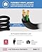 Iron Forge Cable 25 Ft Black Extension Cord, 16/3, 25 Foot Extension Cord, 3 Prong, Weatherproof - Great for Outside Use